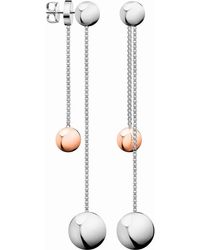 Calvin Klein Orecchini a pendolo e goccia Donna acciaio_inossidabile - 7612635126517 - Metallizzato