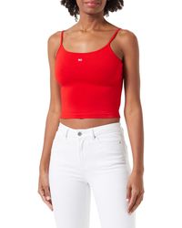 Tommy Hilfiger - Top Donna Cropped - Lyst