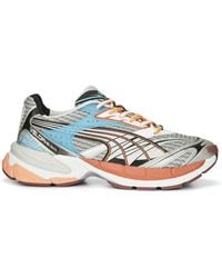 PUMA - Mens Velophasis Phased Lace Up Sneakers Shoes Casual - Grey, Silver/orange/blue, 11.5 - Lyst
