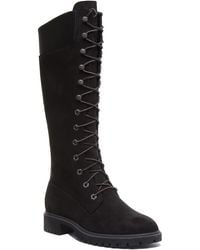 Timberland - 8167r S Nubuck Leather Knee High 14 Inch Lace Up Boots Uk Size - Lyst