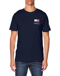 Tommy Hilfiger - Tjm Slim Essential Flag Tee Ext Dm0dm18263 S/s T-shirts - Lyst