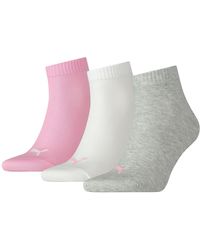 PUMA - Quarter Plain Socks - Lyst