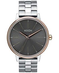 Nixon Analog Quarz Uhr mit Edelstahl Armband A099-2215 - Mettallic
