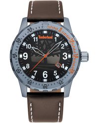 Timberland - S Analogue Classic Quartz Watch With Leather Strap Tbl.15473jlu/02 - Lyst