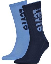 Levi's - Diagonal Logo Cut Socks 2 Pack Calcetín clásico - Lyst