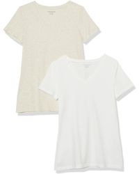 Amazon Essentials - Kurzärmelige T-Shirts mit V-Ausschnitt - Lyst