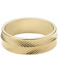 Fossil - Stainless Steel Mop Butterfly Ring - Lyst