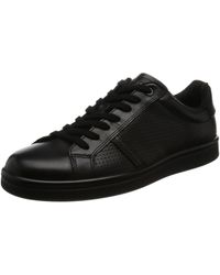 Ecco Herren Kallum Low-Top, grau - Schwarz