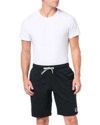 Emporio Armani - Piping Logoband Loungewear Bermuda Shorts - Lyst