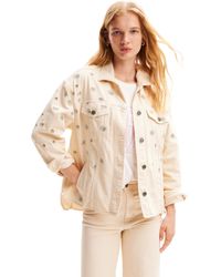 Desigual - Daisy Denim Trucker Jacket - Lyst