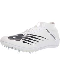 new balance track spikes white
