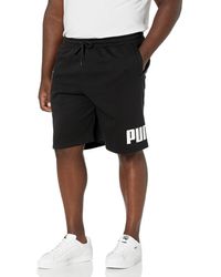 PUMA - Mens Big Logo 10" Shorts - Lyst