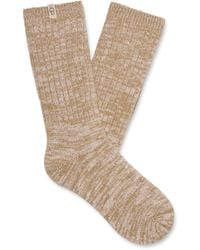 UGG - Rib Knit Slouchy Crew Sock Sock - Lyst