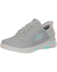 Skechers - Go Golf Walk 5 Hands Free Slip-Ins (/Aqua) Shoes - Lyst