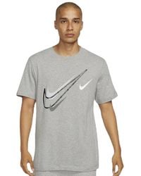 Nike - T-Shirt mit Swoosh-Logo - Lyst