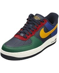 Nike - Air Force 1 07 Lx Womens Fashion Trainers In Green Blue - 9.5 Uk - Lyst