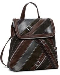 Desigual - Sac à dos de loisirs Fibonacci Hampton Mini Backpack Dark Camel brun - Lyst