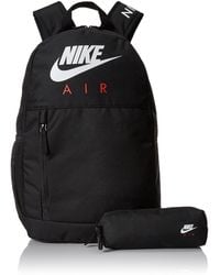 Nike - Y NK ELMNTL BKPK - SMU SP23, nero/nero/(University RED), taglia unica - Lyst