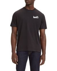 Levi's - 720 Hirise Super Skinny Ss Relaxed Fit Tee - Lyst