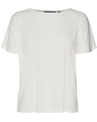 Vero Moda - Vmmarijune Ss Lace Top Jrs T-shirt - Lyst