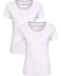 Mountain Warehouse - Neck T-shirt - Lightweight Tee Shirt In 100% Organic Cotton With Uv Protect - Best - Lyst