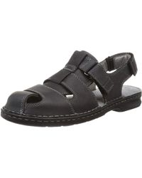 Clarks - Malone Cove Leather Sandals In Standard Fit Size 11 - Lyst
