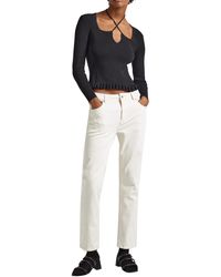 Pepe Jeans - Tapered Taille Haute Pl204591 - Lyst