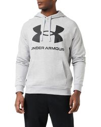 Under Armour - Rival Fleece Pullover Hoodie, Breathable & Fast-drying Running Hoodie, Hooded Jumper With Kangaroo Pocket - Lyst