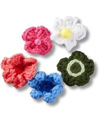 Crocs™ - Uni Crochet Floral Mix 5 Pack Schuhanhänger - Lyst