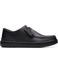 Clarks - Court Lite Wally Patent Shoes In Black Standard Fit Size 10 - Lyst