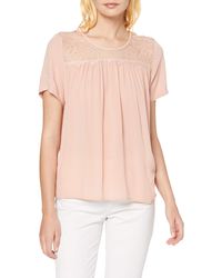 1.State Womens Spaghetti Strap Blouse with Fagoting Trim