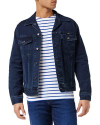 Wrangler - Authentic Jacket Giacca in Jeans - Lyst