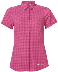Vaude - Hemd-Bluse Seiland Shirt III Rich pink 46 - Lyst
