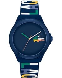 Lacoste - Orologio Analogico al Quarzo da Uomo Collezione NEOCROC con Cinturino in Silicone Blu Navy - 2011184 - Lyst