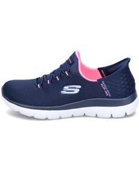Skechers - Sport Summits Sneaker,navy Aqua,11 W Us - Lyst