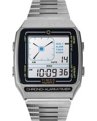Timex Q Lca Reissue 32.5 Watch Quartz - Gray