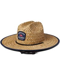Quiksilver - Outsider Waterman Sun Hat Navy/red/white Lg/xl - Lyst