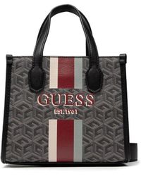 Guess Turin Tri Compartment Satchel