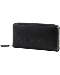 Calvin Klein - Portafoglio Donna Ck Set Za Wallet Lg Grande - Lyst