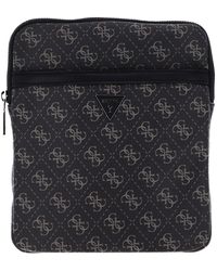 Guess - Tracolla in eco-pelle logata con stampa 4G - Lyst