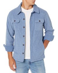 Amazon Essentials - Long-sleeve Polar Fleece Shirt Jacket - Lyst