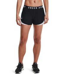 Under Armour - S Play Up 2 Shorts Black/rose M - Lyst