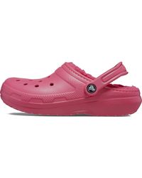 Crocs™ - S Classic Lined Slip On Lightweight Clog Slippers - Lyst