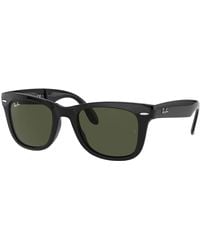 Ray-Ban - Rb4105 Folding Wayfarer Square Sunglasses - Lyst