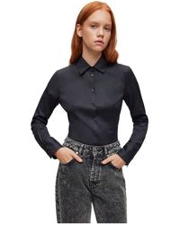 HUGO - The Fitted Shirt Blouse - Lyst