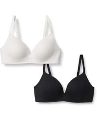 Amazon Essentials - Bralette de tirantes con forro de punto de algodón Mujer - Lyst