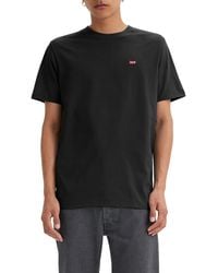 Levi's - Big & Tall Original Housemark Tee T-shirt,mineral Black,3xl - Lyst