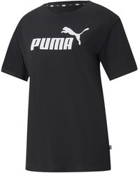 PUMA - 575757_01 T-shirt En Top Katoen - Lyst