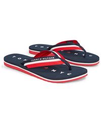 Tommy Hilfiger - TOMMY LOVES NY BEACH SANDAL Zehentrenner - Lyst