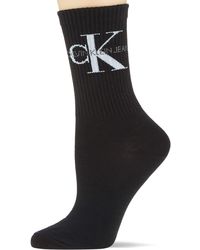 Calvin Klein Socks s Short 1p Jeans Logo Bowery Socks - Schwarz